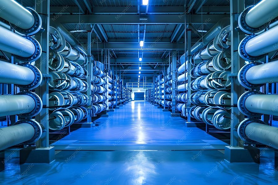 RO membrane rack hall