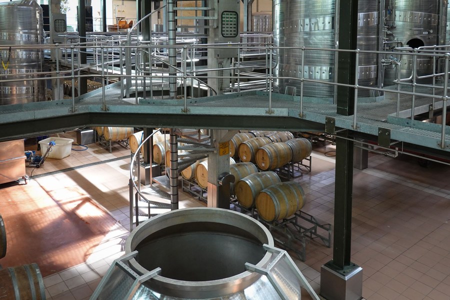 Stainless-steel fermentation hall