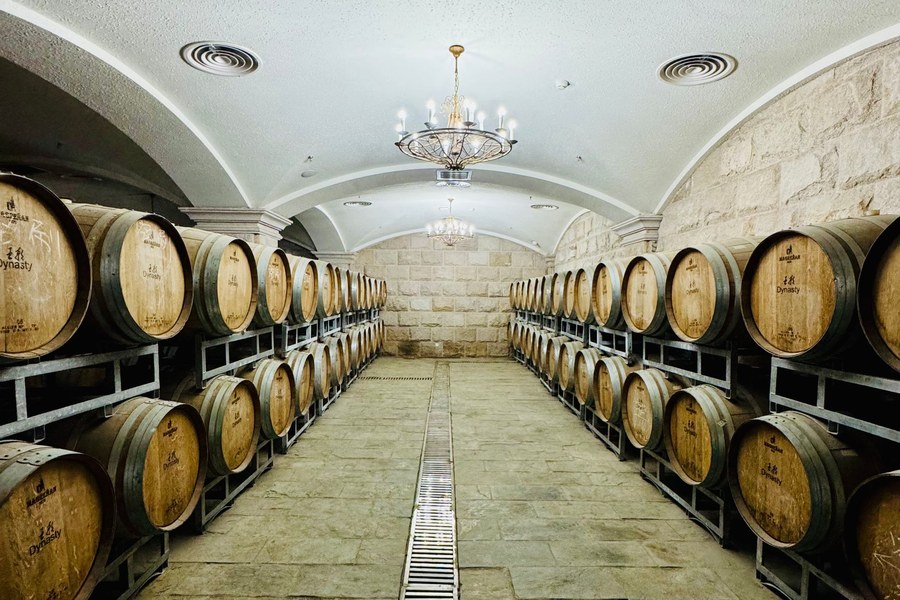 Underground barrel cellar